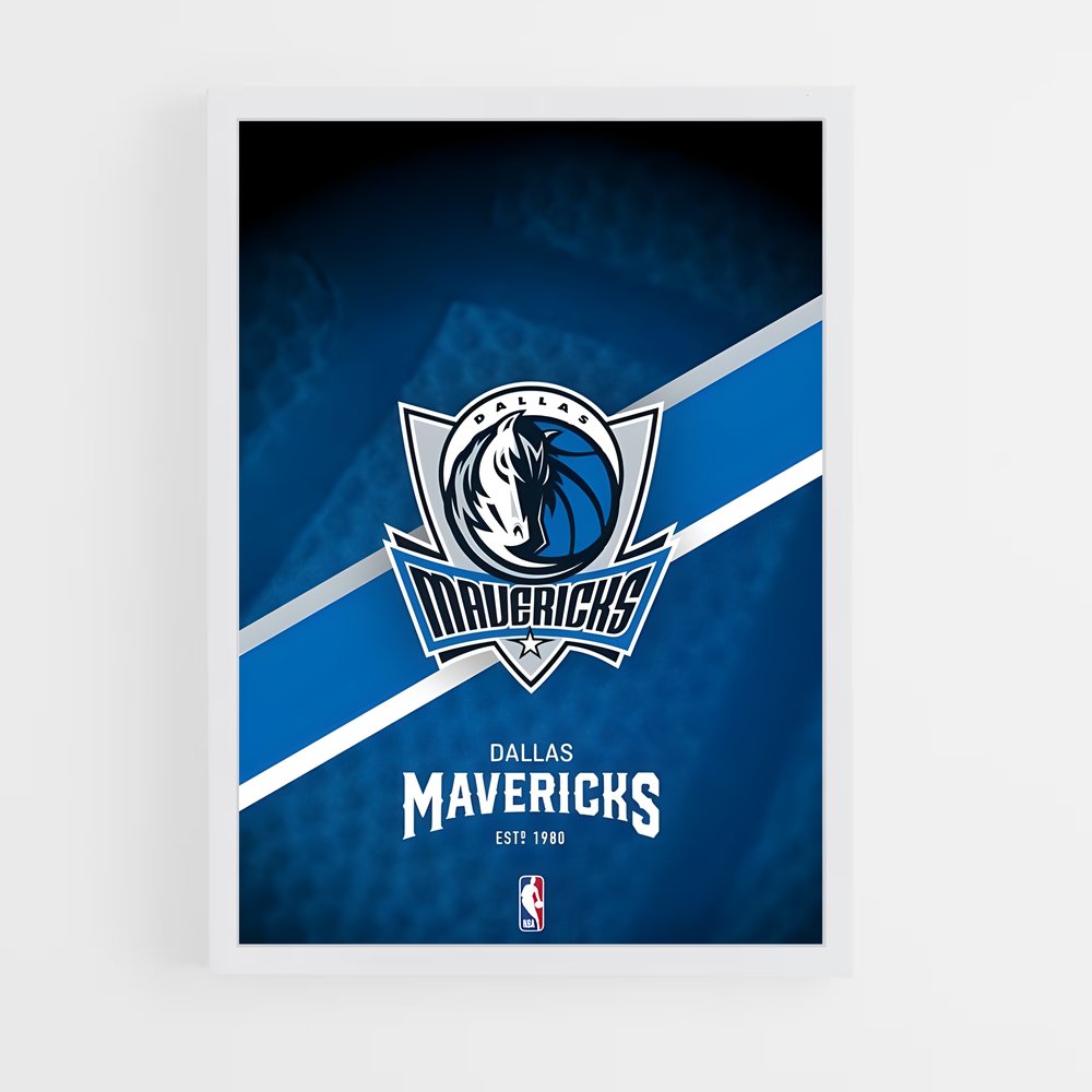Poster Mavericks Pride – affiche Basketball (vue 3)
